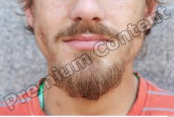 Mouth Man White Slim Bearded